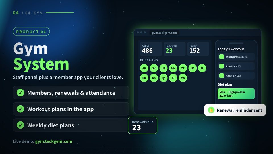 Gym Management System